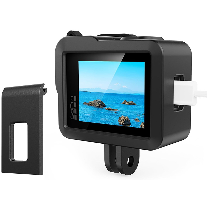 スポーツカメラgopro Hero 4kシリコン保護ケースminiカメラ強化フィルムhdフィルム部品