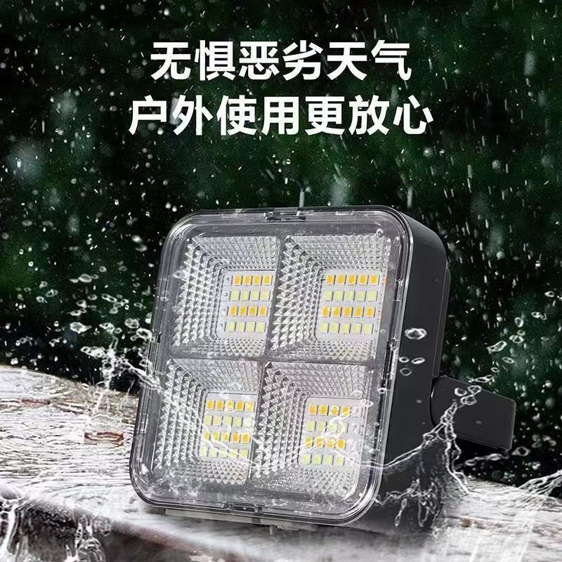 iluminación solar lámpara recargable al aire libre lanzamiento led lámpara de proyección ultra brillante lámpara de emergencia multifuncional móvil doméstica
