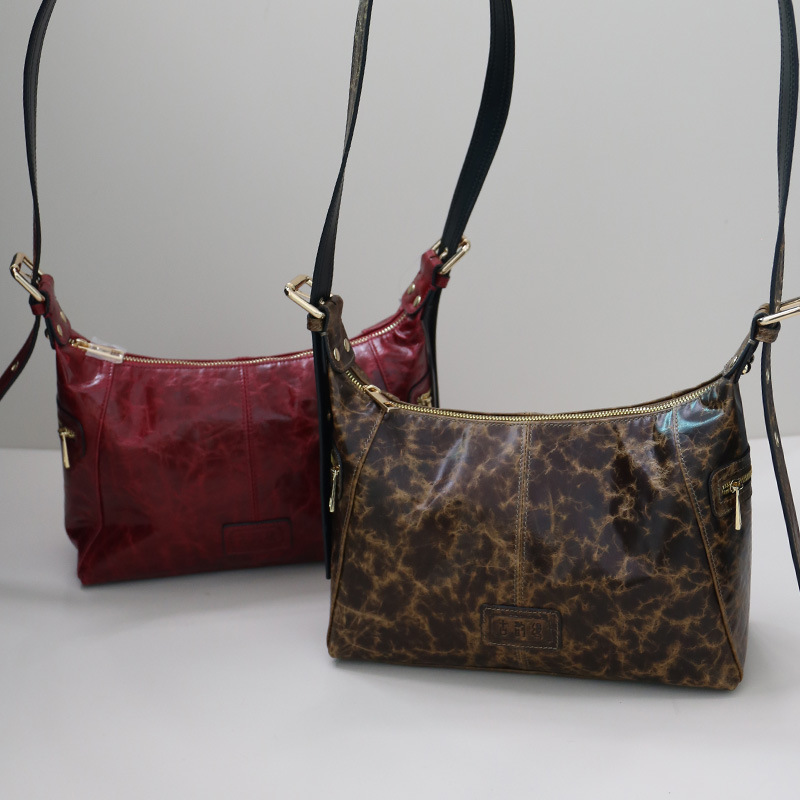 三峡博物馆联名款如意云纹腋下包女2024新款婚包红色包包