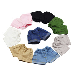 6分BJD娃衣/12寸30cm胖體玩具娃娃衣服牛仔口袋短褲子配件