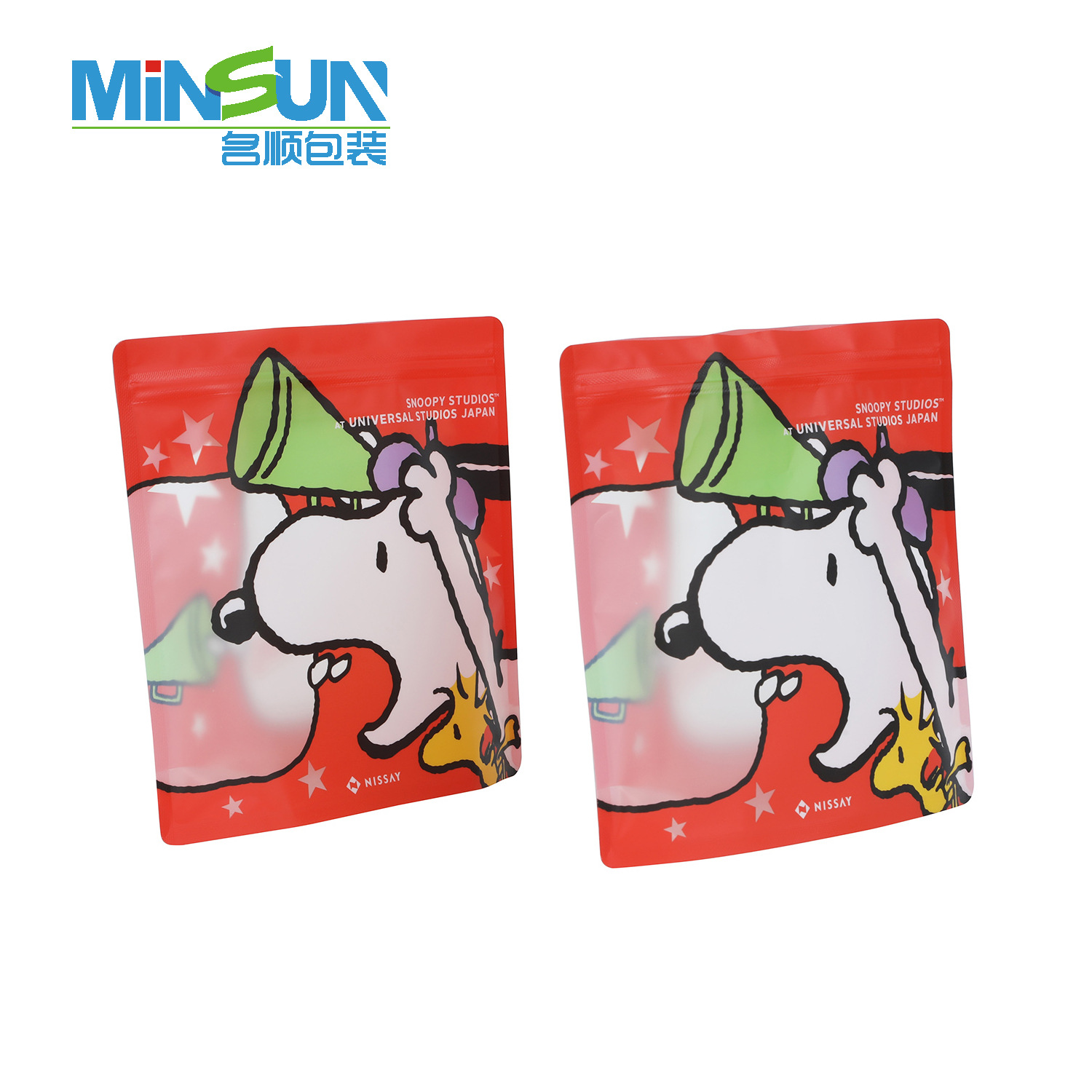 食品包装袋日本装食品自封拉链袋凹印十色刷色彩复合袋烘焙