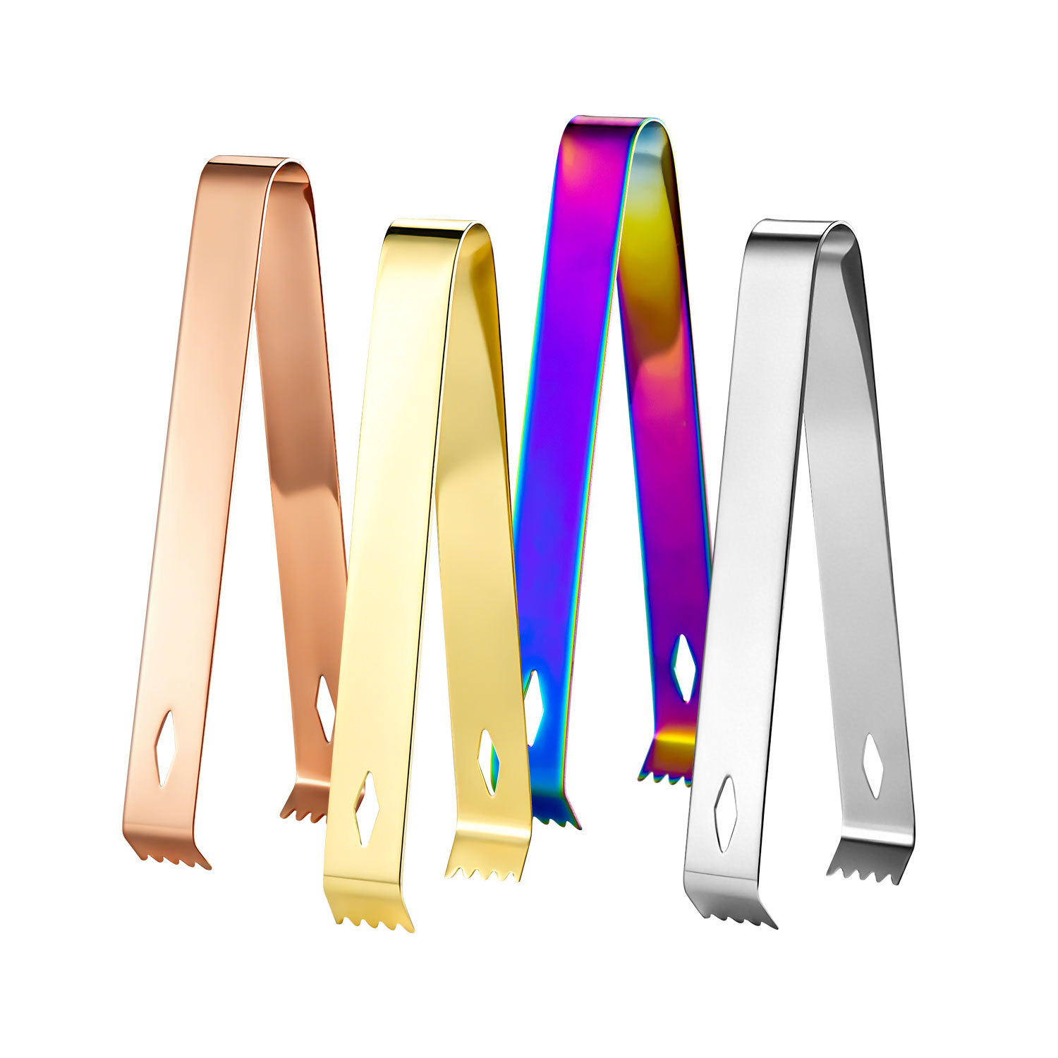 Fábrica directa de abrazadera de hielo de acero inoxidable abrazadera de caramelo antideslizante con dientes de barra de hielo abrazadera de hielo abrazadera de alimentos image 5