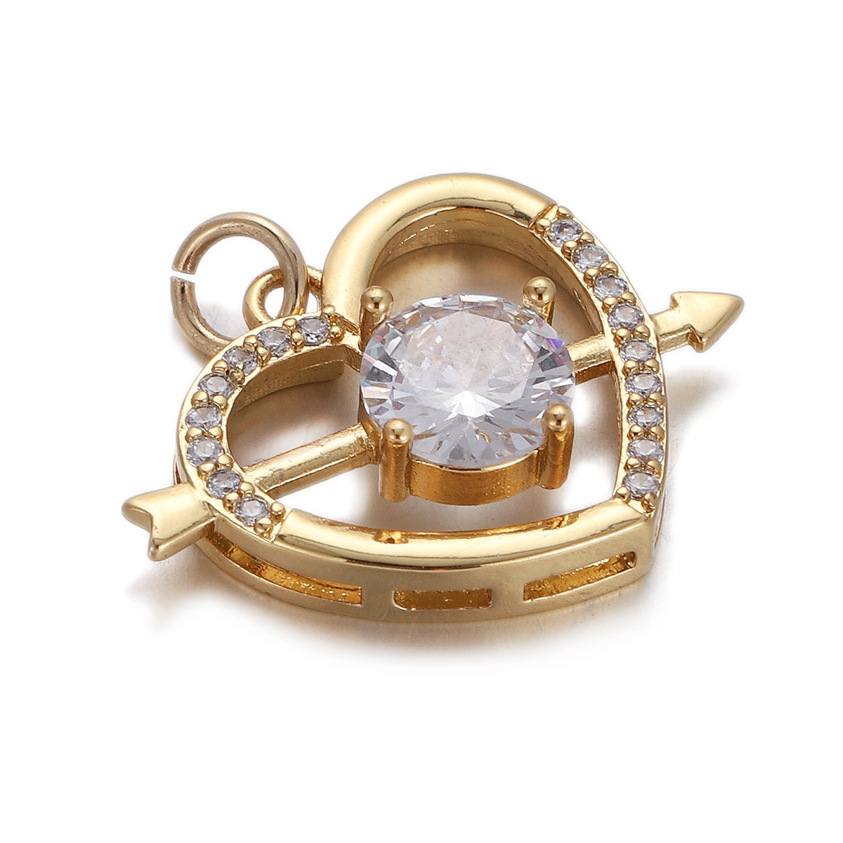 4g Weight Pendant Jewelry Making Type Gold Plated Plating Material Zircon Inlay Material 1 Piece Quantity Holiday Occasion Copper Material Donuts Pattern Women's Gender Enamel Design Simple Style Style 1 Piece Copper Zircon Gold Plated Donuts Pendant 27