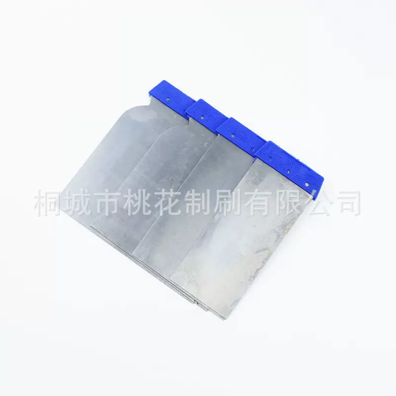 4pcs刮灰刀钣金刀45#碳钢不锈钢不锈铁油灰刀手刮刀抹泥刀刮刀片