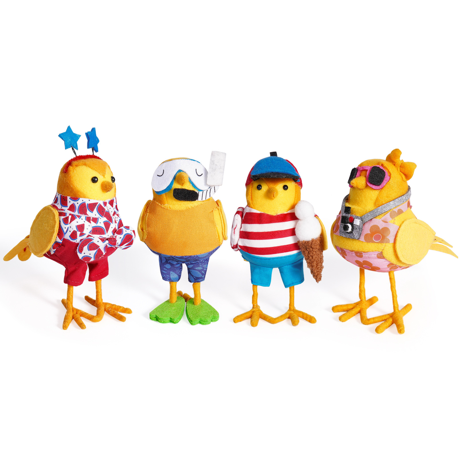 Verano transfronterizo lindo pájaro decoración de playa ocio viento de verano postura lindo pájaro izquierda decoración