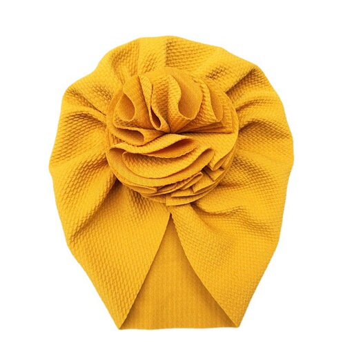 ins new solid color European and American baby hat spring and autumn flower corn kernel baby pullover hat children's sun protection Indian hat