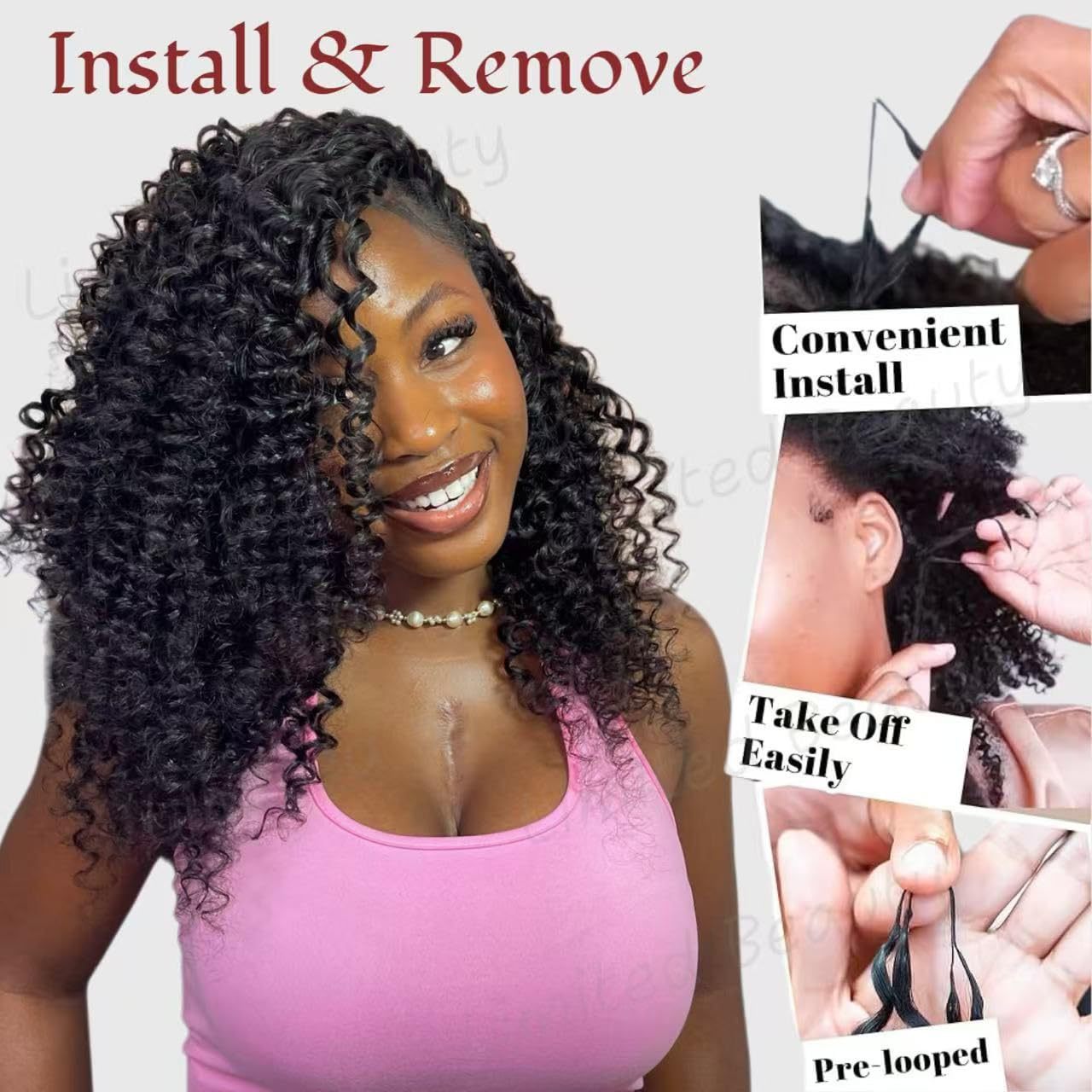 Todo cabello humano de tres generaciones de extensiones de cabello de pluma de crochet de cabello humano de fábrica de cabello directo