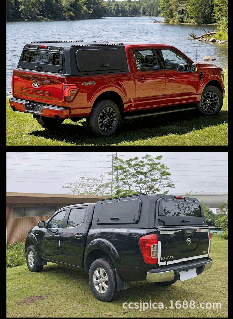 Jac T6/T8/T9 Rear Box Cover Three-Door High Cover Rear Bed Cover Canopy Off-Road Pickup Truck Modification Parts