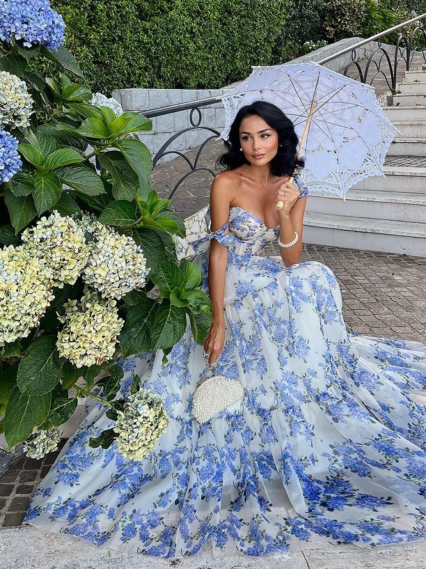 spring summer fashionable long elegant evening dress