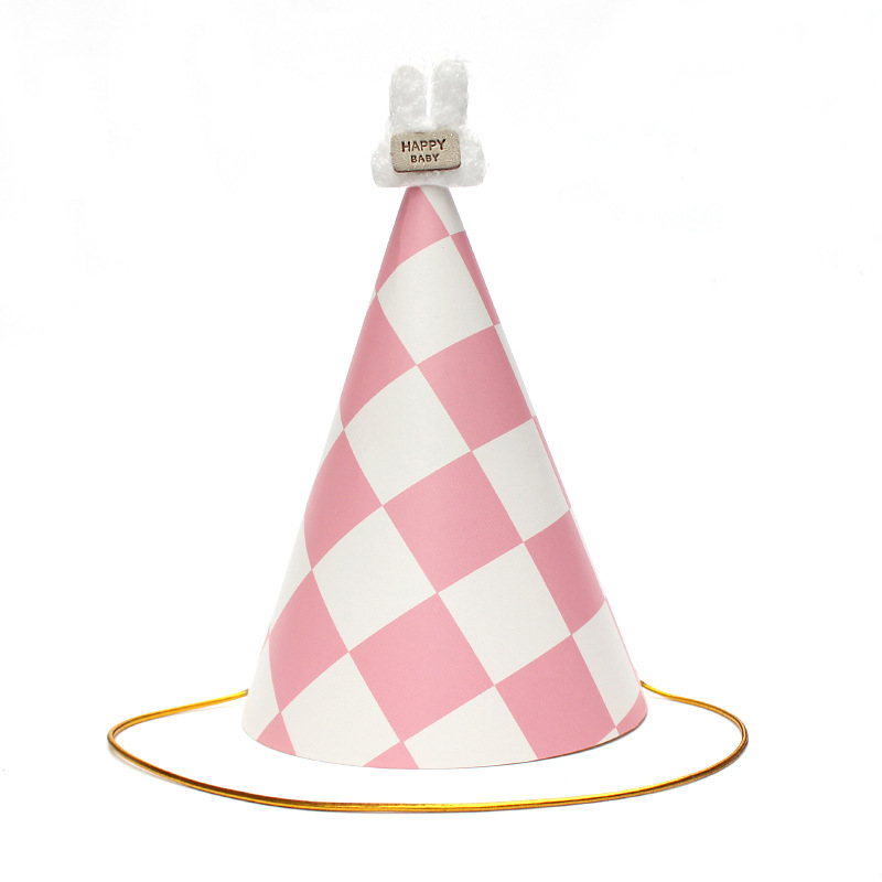 Sombreros de cumpleaños de embalaje independiente, sombreros de fiesta, sombreros de punta, sombreros de fiesta para bebés, sombreros de pastel