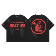һ�����lHellstar Beat Us! T-Shirt�تz֮��ϴˮӡ������T����Ů
