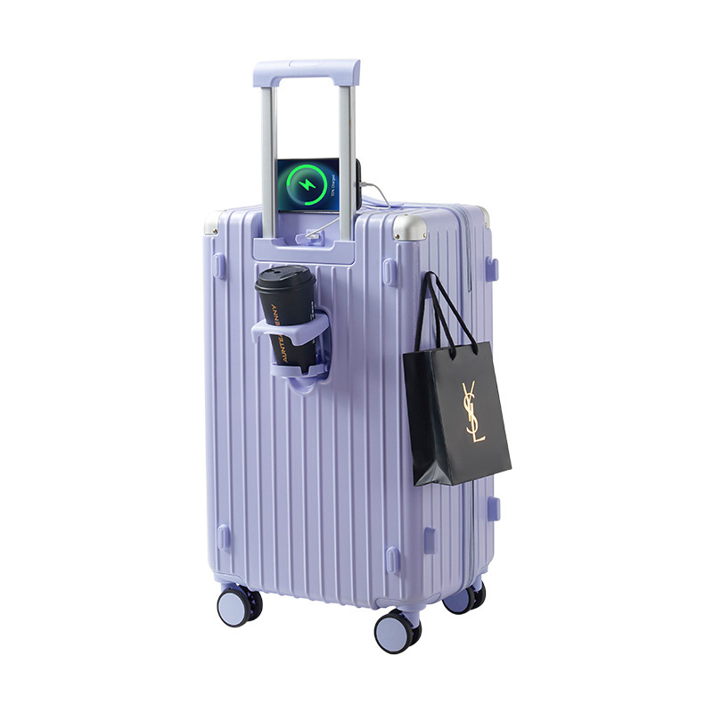 Maleta de alto valor 2024 nueva caja con ruedas multifuncional de 20 pulgadas caja de contraseña de rueda silenciosa de gran capacidad de 24 pulgadas