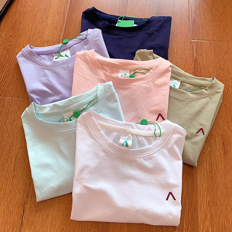 Large Factory Order Summer Quick-Drying Sun Protection Light and Breathable Round Neck Casual Sports Short-Sleeved T-Shirt for Women