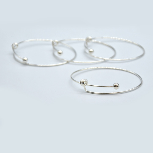 European and American cross-border single bead event push-pull bracelet DIY bracelet adjustable retractable push-pull steel wire bracelet for women