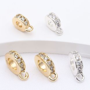 ��ɫ�����Ȧ14K����ɫ���_�ڵ��h�ʯ��Ƭdiy����|Ƭ�Ʒ���