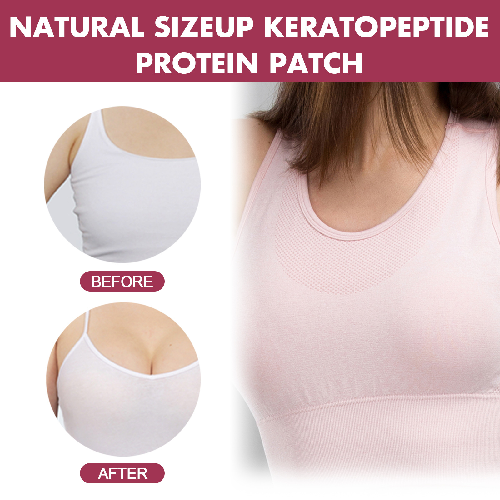 Lifting Pulling EELHOE e rassodante per la cura del seno Anti-cedimento, senza tracce, traspirante, invisibile Pat di bellezza del seno_voghion.com