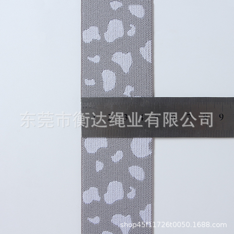 Inventario plano 4.5cm computadora jacquard elástico alta elástica durable pantalones expuestos calzoncillos cintura cabeza de letras