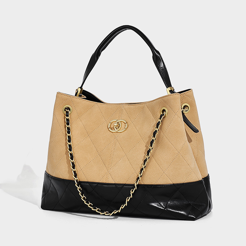 Xiaoxiangfeng2025 nuevo otoño y invierno de Nicholls herramienta de hierro de un hombro, bolsa de mano de moda de gran capacidad, bolsa de mano