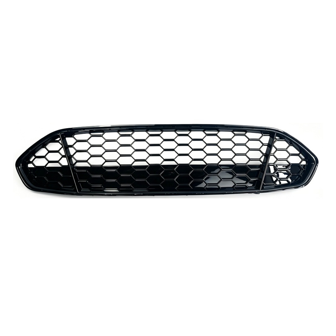 Suitable for 2013-2016 Ford Focus Mondeo Modified Honeycomb Glossy Black Front Grille