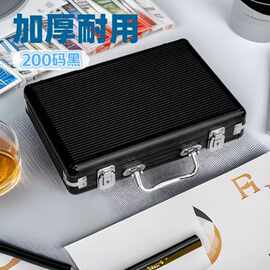 铝合金黑色200型圆角筹码箱娱乐筹码套装扑克骰子棋箱现货款
