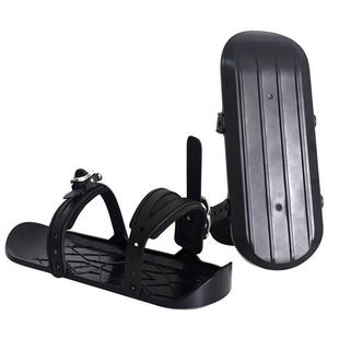 Second Generation Ski Shoes Nylon Boa Metal Buckle Mini Ski Wearable Universal Ski Tool for Adults