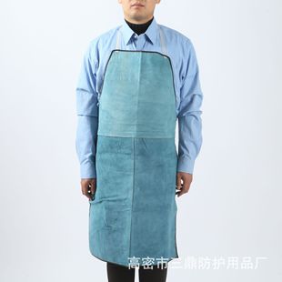in stock Cowhide Welding Apron Anti-spark Splash High Temperature Labor Protection Protective Welding Clothing Welder Welding Apron