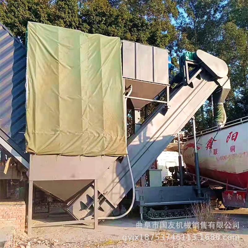 金华海运散灰卸灰机粉煤灰中转卸集装箱的设备水泥无粉尘卸灰机