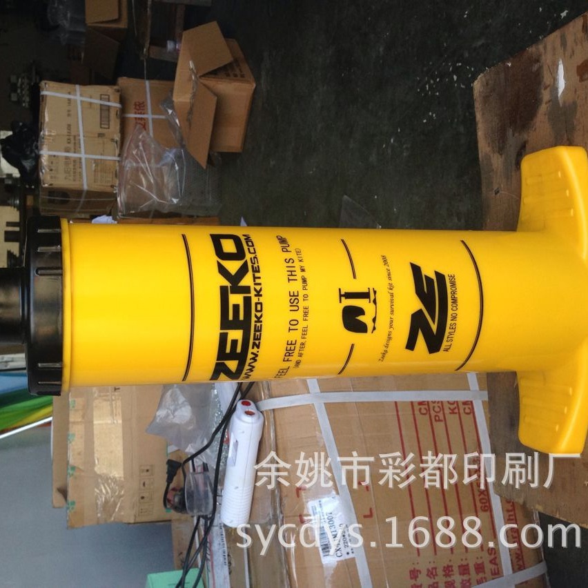 丝印高压气筒   余姚