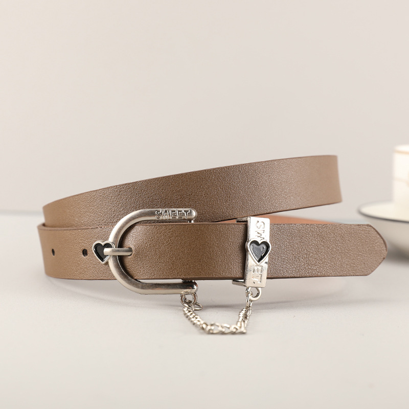 Nieuwe populaire riem voor vrouwen, naaldgespriem, leren riem, veelzijdige jeansriem, jurkriem, bijpassende kleding_voghion.com