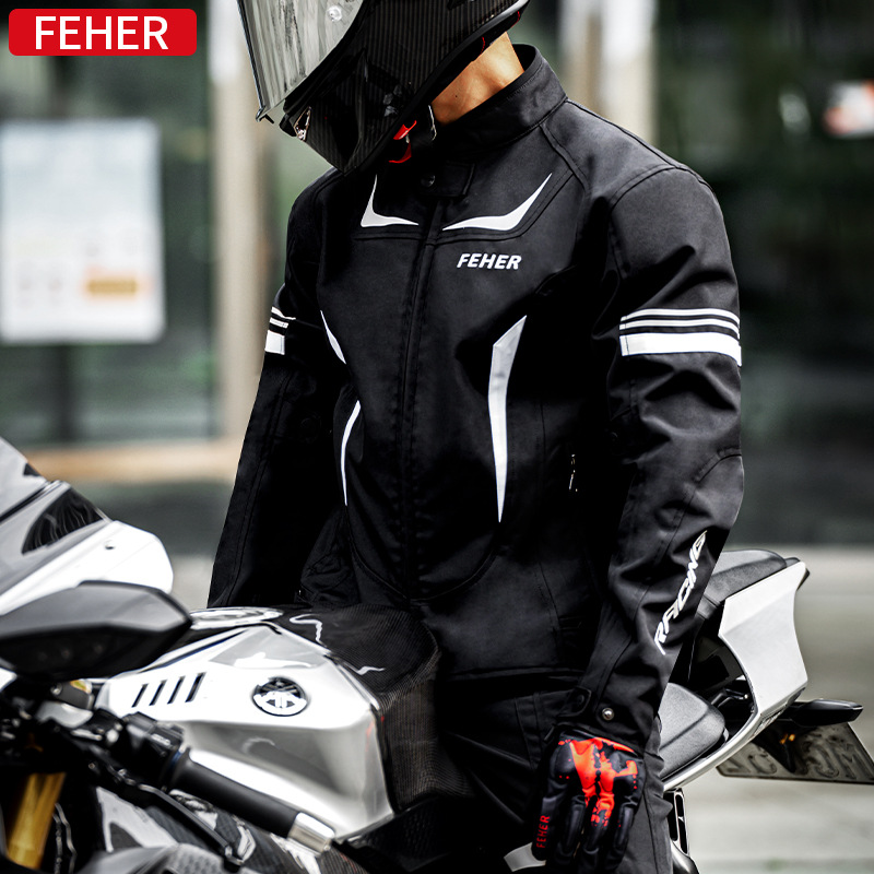 FEHER FEHER motorcycle cycling suit suit Men's Four Seasons motorcycle suit waterproof warm commuter racing suit 033