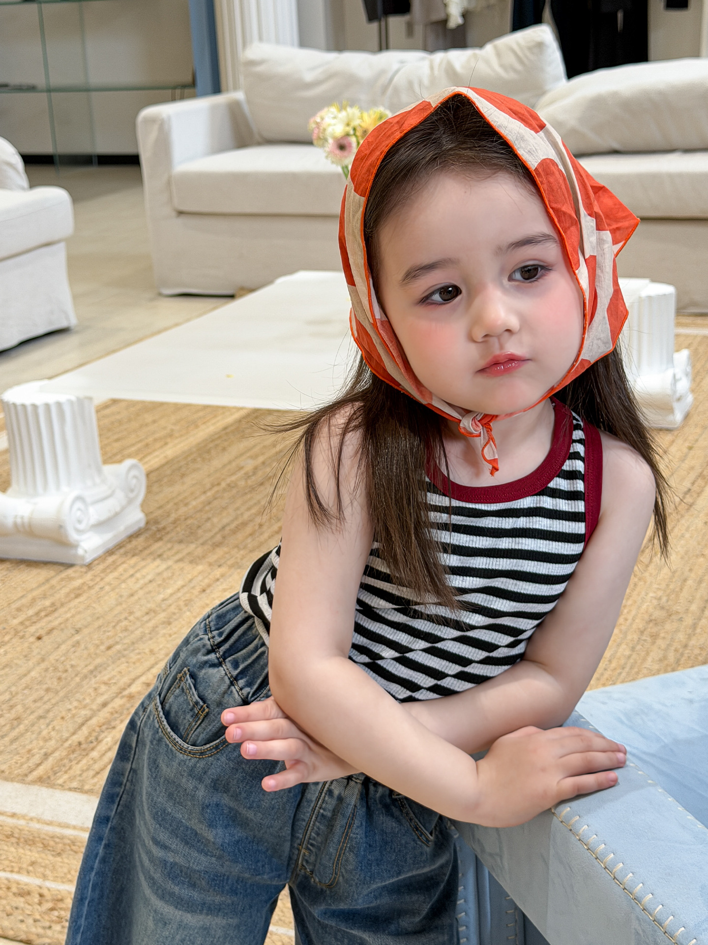 Sugar Pear ropa infantil chaleco de verano delgado 2026 ropa infantil casual A hija hija