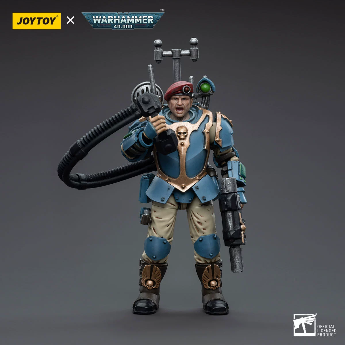 JOYTYO AnYuan Warhammer 40K Astra Militarum Stormtrooper Command Team, подвижная фигурка солдата 1:18
