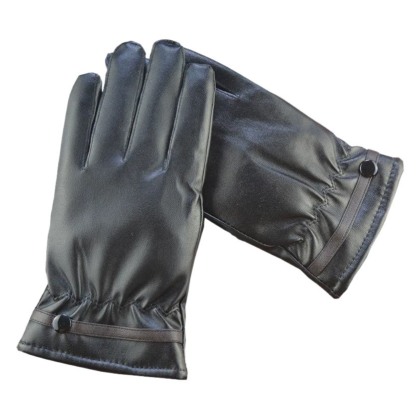Мужские зимние перчатки из искусственной кожи на флисовой подкладке Теплый Сенсорный экран черный Велоспорт мотоцикл из искусственной кожи женские перчатки Производители оптом
