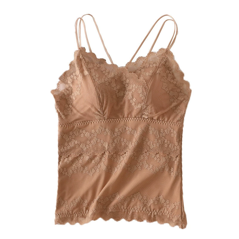 Демисезонный сексуальный бархатный утепляющий жилет, топ с чашечками, нижнее белье, красивая спинка, плюс размер