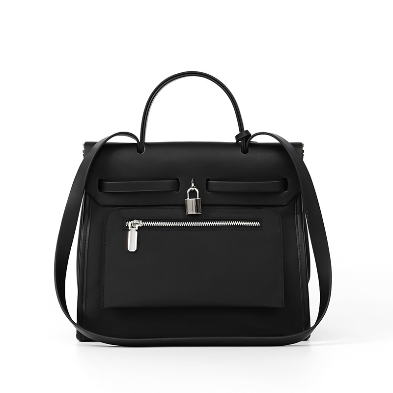 Hombres y mujeres, bolso de nylon de alto nivel, estampa impermeable, bolso de hombro de diseño europeo y americano LP7202 #