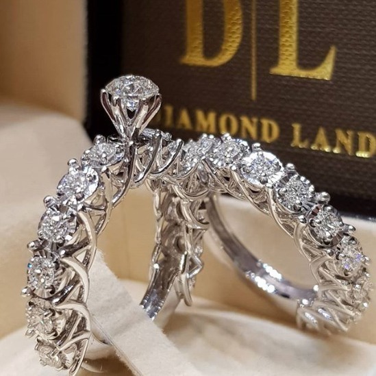 三杰 TEMU人気商品 ラウンドカットダイヤモンド婚約指輪 女性向け 欧米向け越境専用指輪卸売|undefined