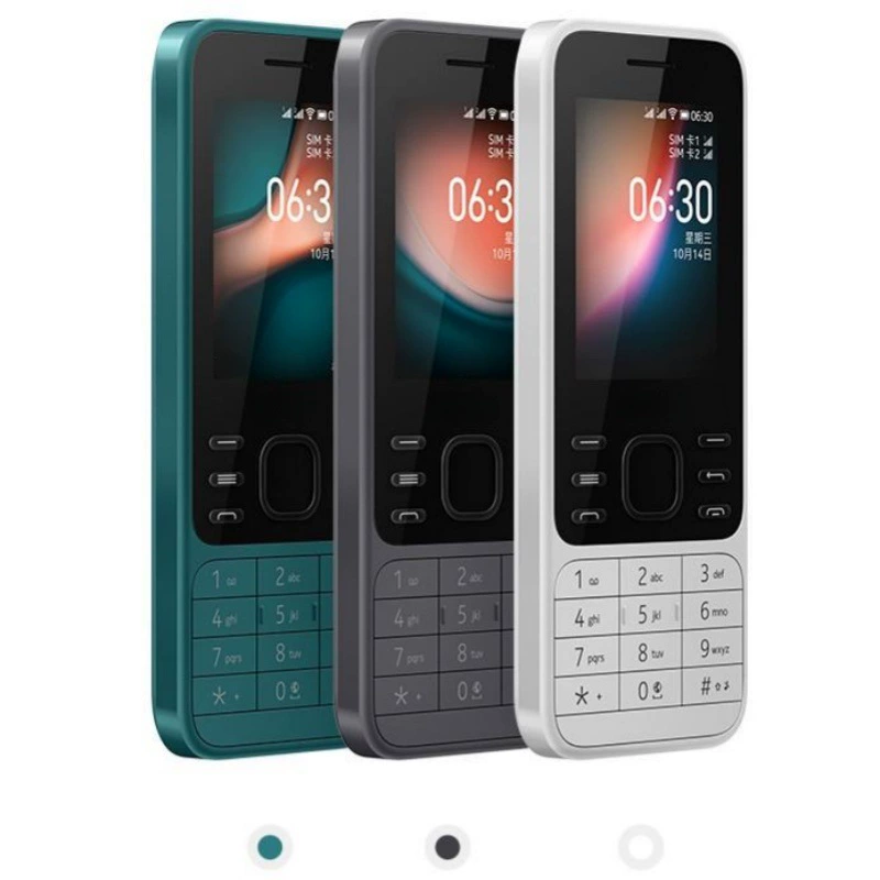 New cross-border model 6300 2020 2G elderly WIFI dual-stop button straight board non-smartphone function machine