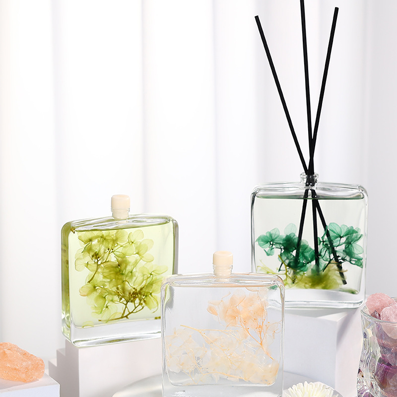 アロマボトル 美人頭アロマボトル飾り 50ml フラットスクエアアロマボトル クロスボーダー モンゴルパオ ローマ柱アロマ空ボトル|undefined