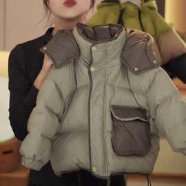 男童外套秋冬款新款冬季厚棉服宝宝加绒加厚棉衣棉袄童装