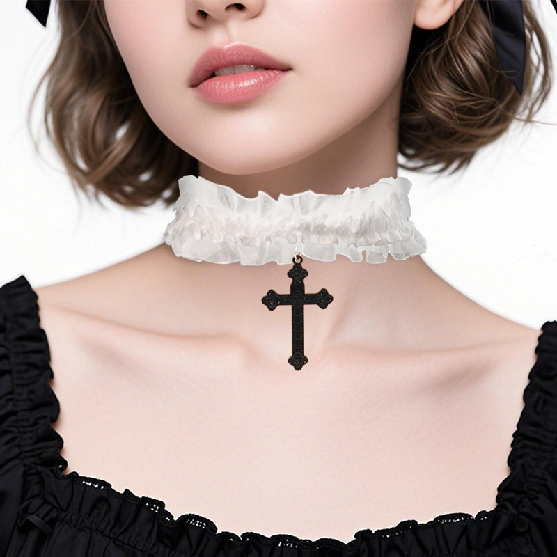 Cosplay de dibujos animados camarera adorable pulsera de encaje collar de ojos pegada de cabello cola zorro adornos de cabello show dress