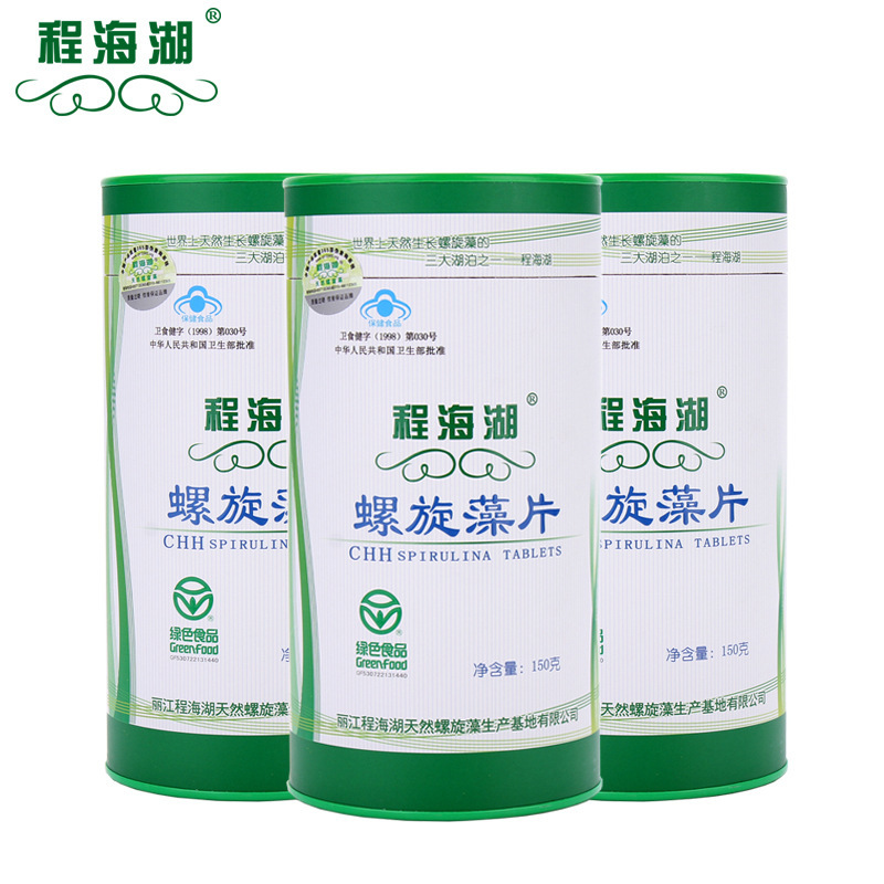 批发代发程海湖?螺旋藻片大容量600片丽江程海湖150g