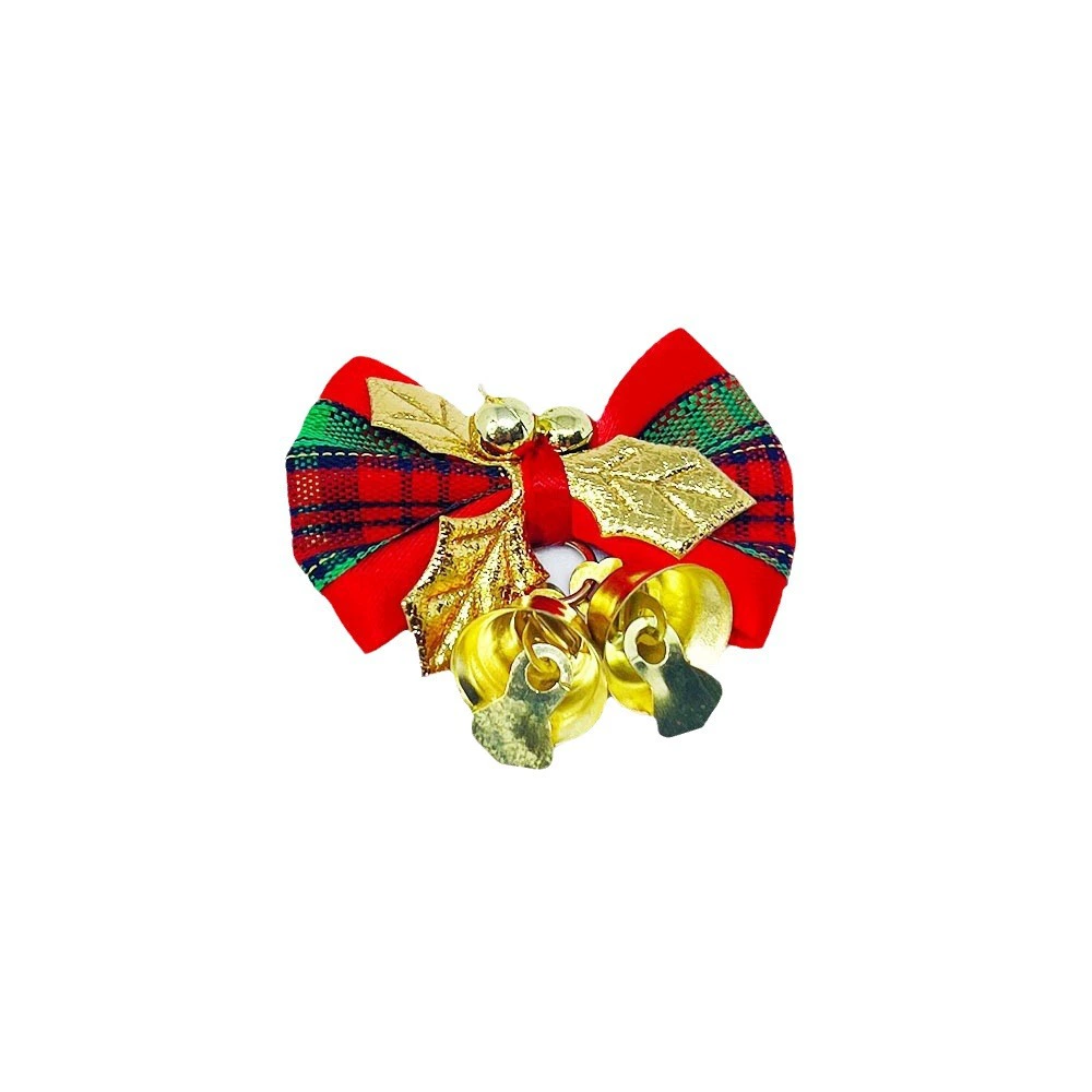 Рождественский маленький колокольчик с бантиком, украшение, подвеска с аксессуарами, коробка, аксессуар, ручная работа