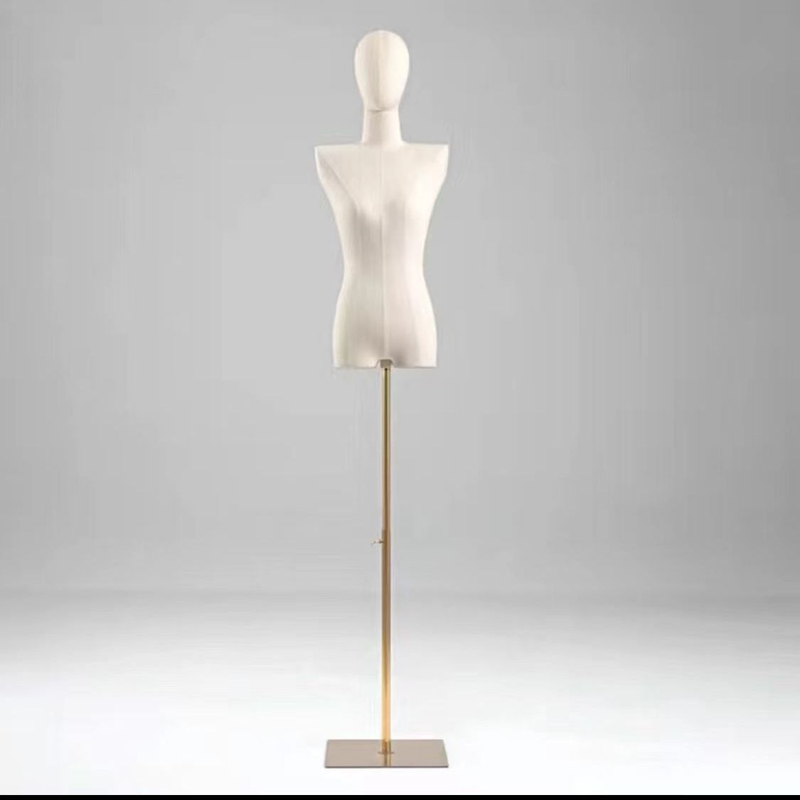 Modelo de busto femenino accesorios hombros planos estante de ropa de estilo coreano estante de ventana maniquí estante de exhibición de cuerpo humano