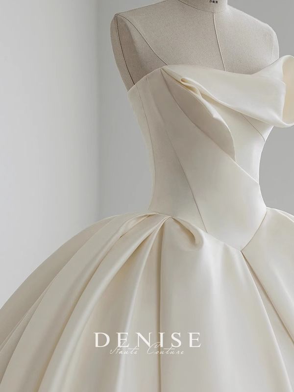 Retro tube top for bride