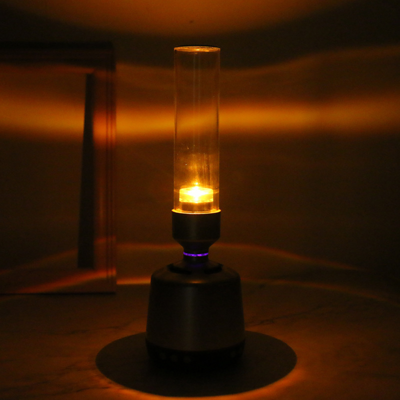 Creative LED Candle Light Bluetooth Speaker Little Night Lights…