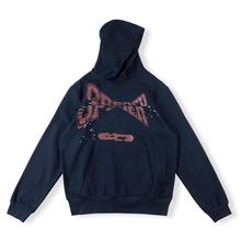 22FW补丁拼接卫衣555555印花男女情侣款连帽衫欧美明星同款卫衣