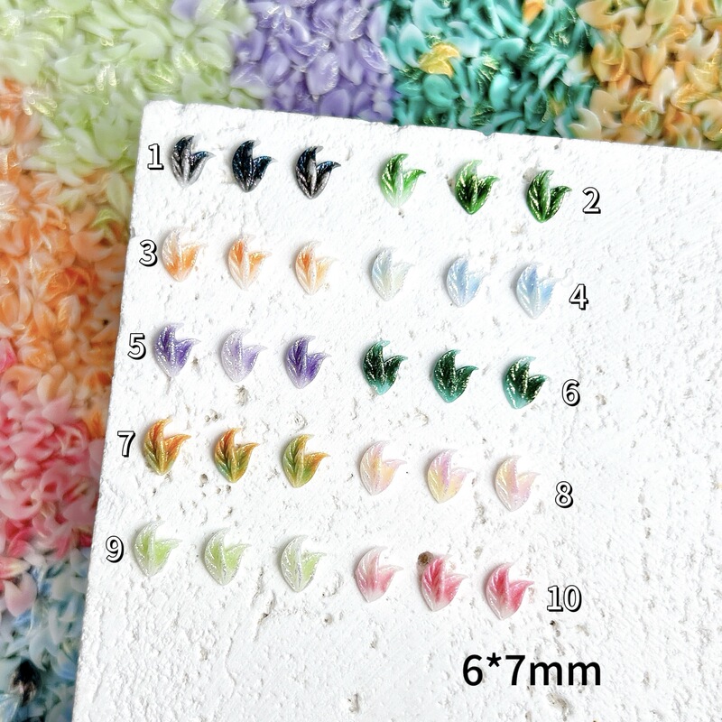 Fresh and Colorful Mixed Leaf Nail Art Decorations, Realistic Oil Painting Leaves, DIY Nail Art Accessories Materials Wholesale Fresh and Colorful Mixed Leaf Nail Art Decorations, Realistic Oil Painting Leaves, DIY Nail Art Accessories Materials Wholesale