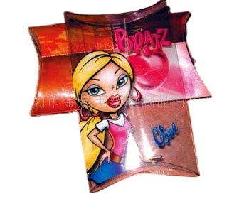 厂家供应PET枕头盒，透明枕头折盒，PP枕头盒