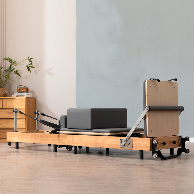 Cama de Pilates plegable, reformador móvil, equipo de fitness, reformador para el hogar, entrenador de yoga