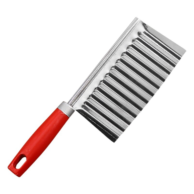 Толстый из нержавеющей стали волчий зуб картофельный нож волновой нож завод в наличии оптом кухня нарезка чипсов резак